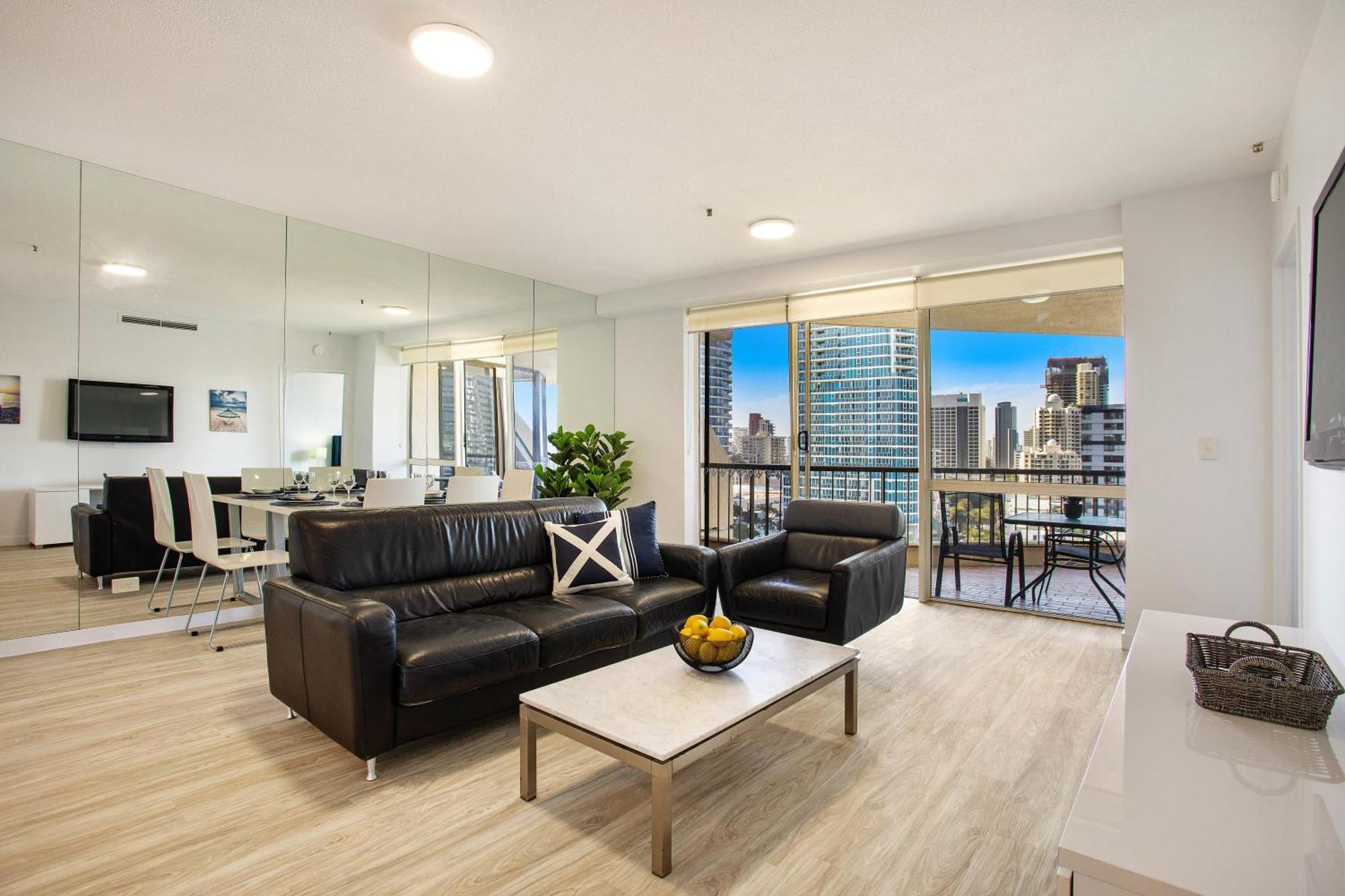 Paradise Centre Apartments Managed By Gchs Gold Coast Luaran gambar