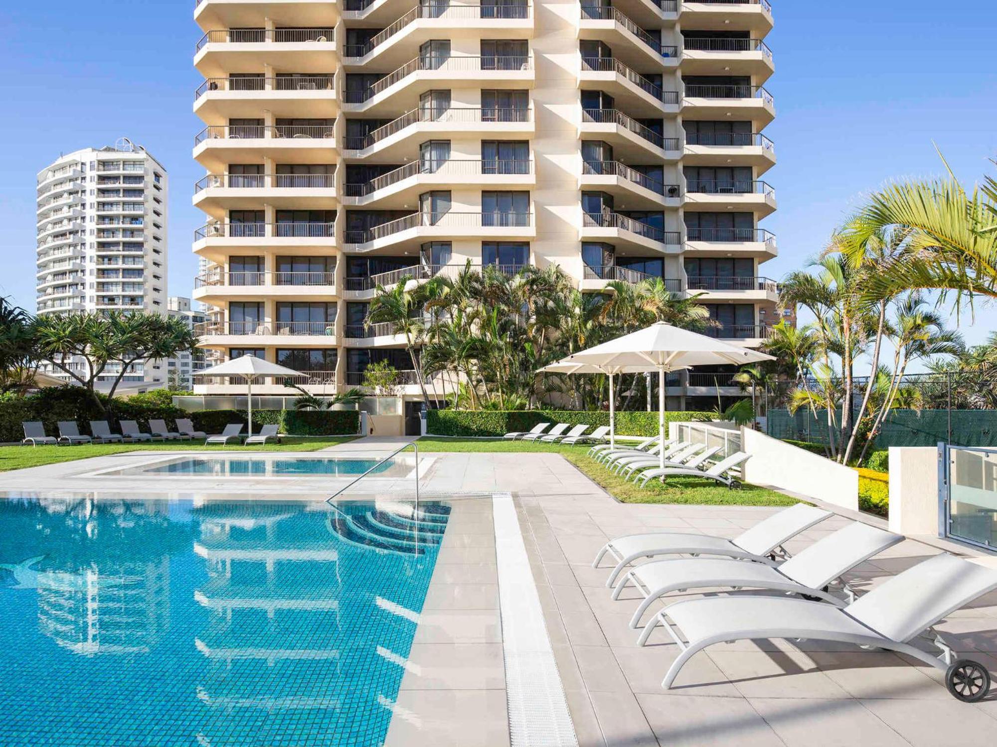Paradise Centre Apartments Managed By Gchs Gold Coast Luaran gambar